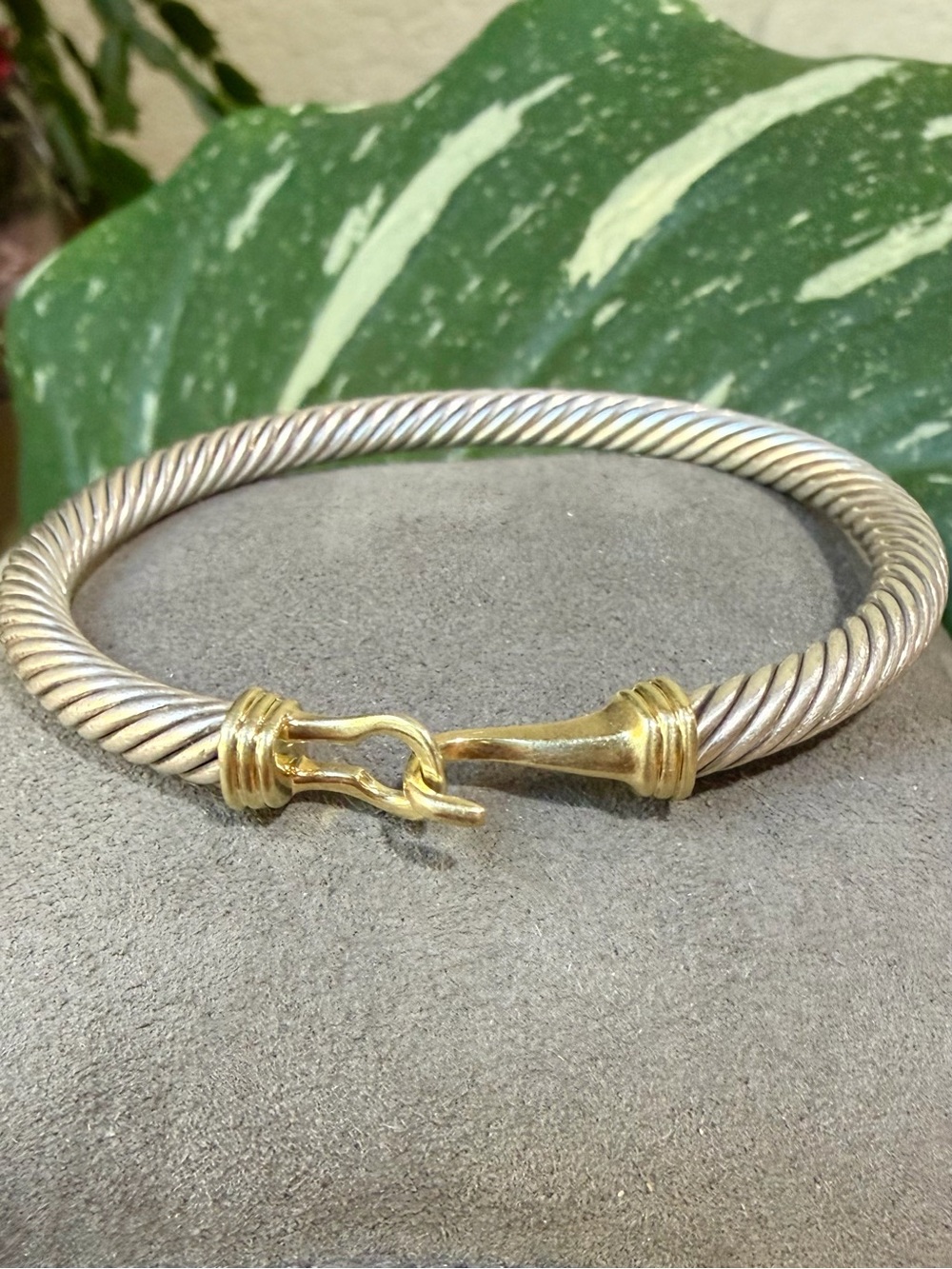 ❤️ David Yurman 5mm Buckle Classic Cable with 14K